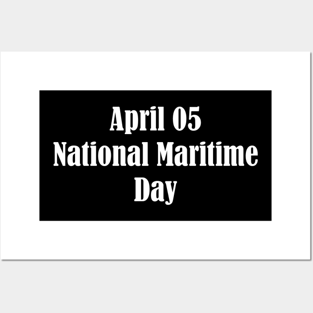 National Maritime Day Wall Art by Fandie